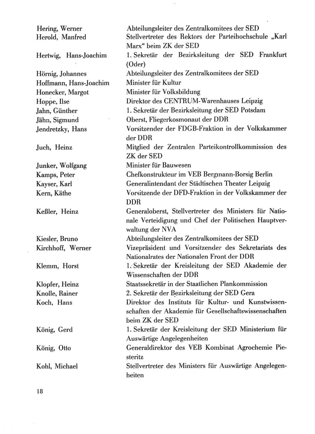 Protokoll der Verhandlungen des Ⅹ. Parteitages der Sozialistischen Einheitspartei Deutschlands (SED) [Deutsche Demokratische Republik (DDR)] 1981, Band 1, Seite 18 (Prot. Verh. Ⅹ. PT SED DDR 1981, Bd. 1, S. 18)