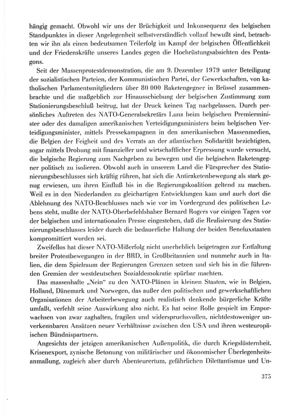 Protokoll der Verhandlungen des Ⅹ. Parteitages der Sozialistischen Einheitspartei Deutschlands (SED) [Deutsche Demokratische Republik (DDR)] 1981, Band 1, Seite 375 (Prot. Verh. Ⅹ. PT SED DDR 1981, Bd. 1, S. 375)
