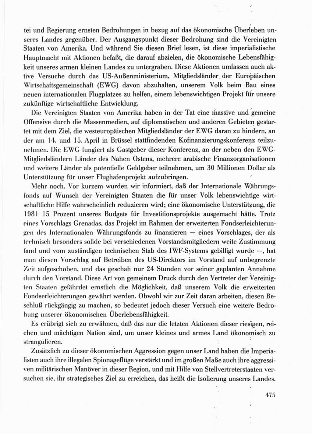 Protokoll der Verhandlungen des Ⅹ. Parteitages der Sozialistischen Einheitspartei Deutschlands (SED) [Deutsche Demokratische Republik (DDR)] 1981, Band 1, Seite 475 (Prot. Verh. Ⅹ. PT SED DDR 1981, Bd. 1, S. 475)