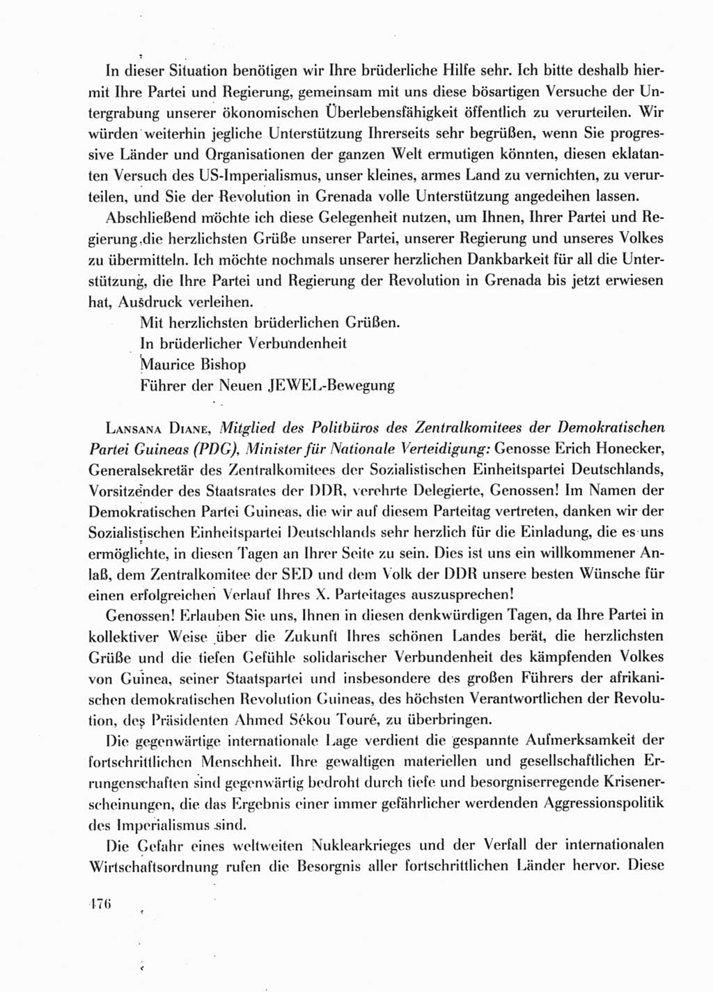 Protokoll der Verhandlungen des Ⅹ. Parteitages der Sozialistischen Einheitspartei Deutschlands (SED) [Deutsche Demokratische Republik (DDR)] 1981, Band 1, Seite 476 (Prot. Verh. Ⅹ. PT SED DDR 1981, Bd. 1, S. 476)