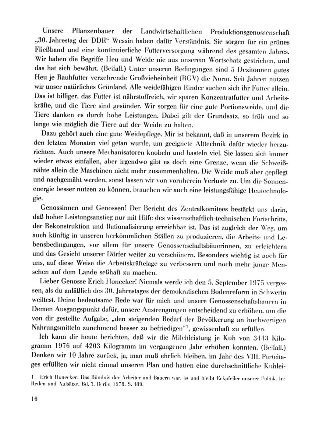 Protokoll der Verhandlungen des Ⅹ. Parteitages der Sozialistischen Einheitspartei Deutschlands (SED) [Deutsche Demokratische Republik (DDR)] 1981, Band 2, Seite 16 (Prot. Verh. Ⅹ. PT SED DDR 1981, Bd. 2, S. 16)