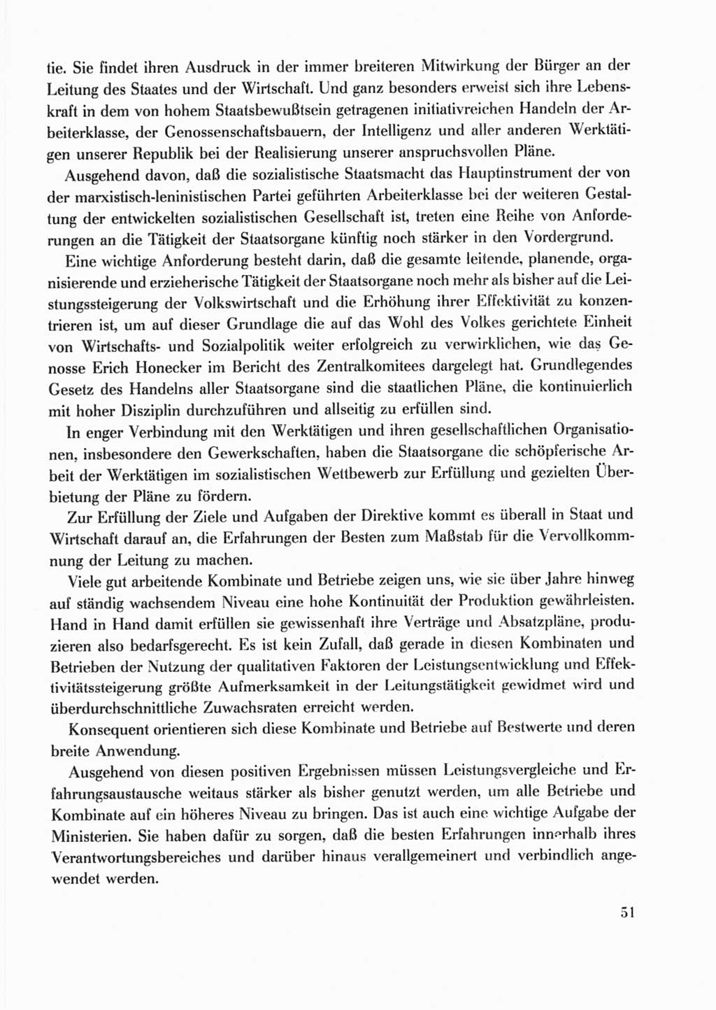 Protokoll der Verhandlungen des Ⅹ. Parteitages der Sozialistischen Einheitspartei Deutschlands (SED) [Deutsche Demokratische Republik (DDR)] 1981, Band 2, Seite 51 (Prot. Verh. Ⅹ. PT SED DDR 1981, Bd. 2, S. 51)