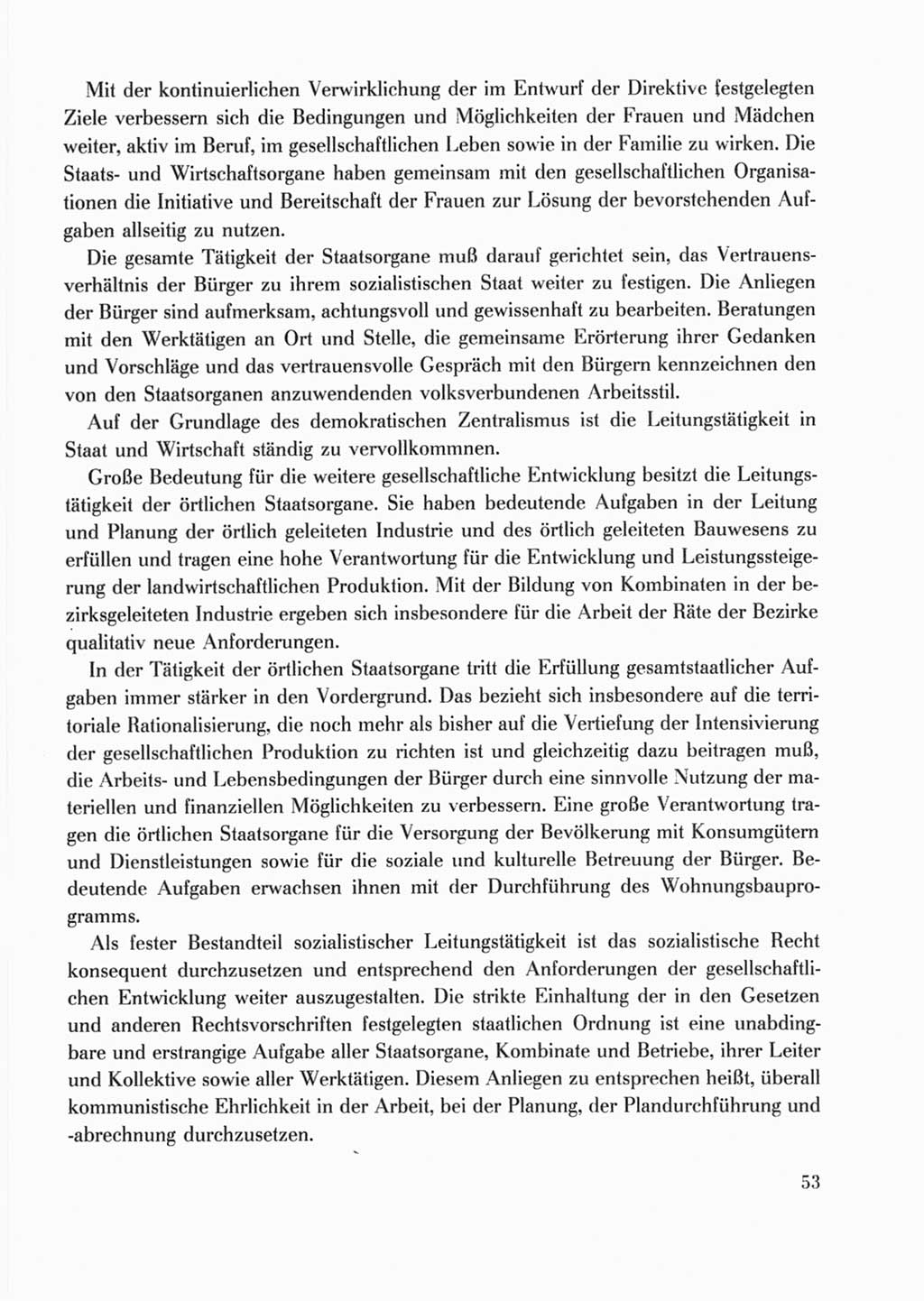 Protokoll der Verhandlungen des Ⅹ. Parteitages der Sozialistischen Einheitspartei Deutschlands (SED) [Deutsche Demokratische Republik (DDR)] 1981, Band 2, Seite 53 (Prot. Verh. Ⅹ. PT SED DDR 1981, Bd. 2, S. 53)
