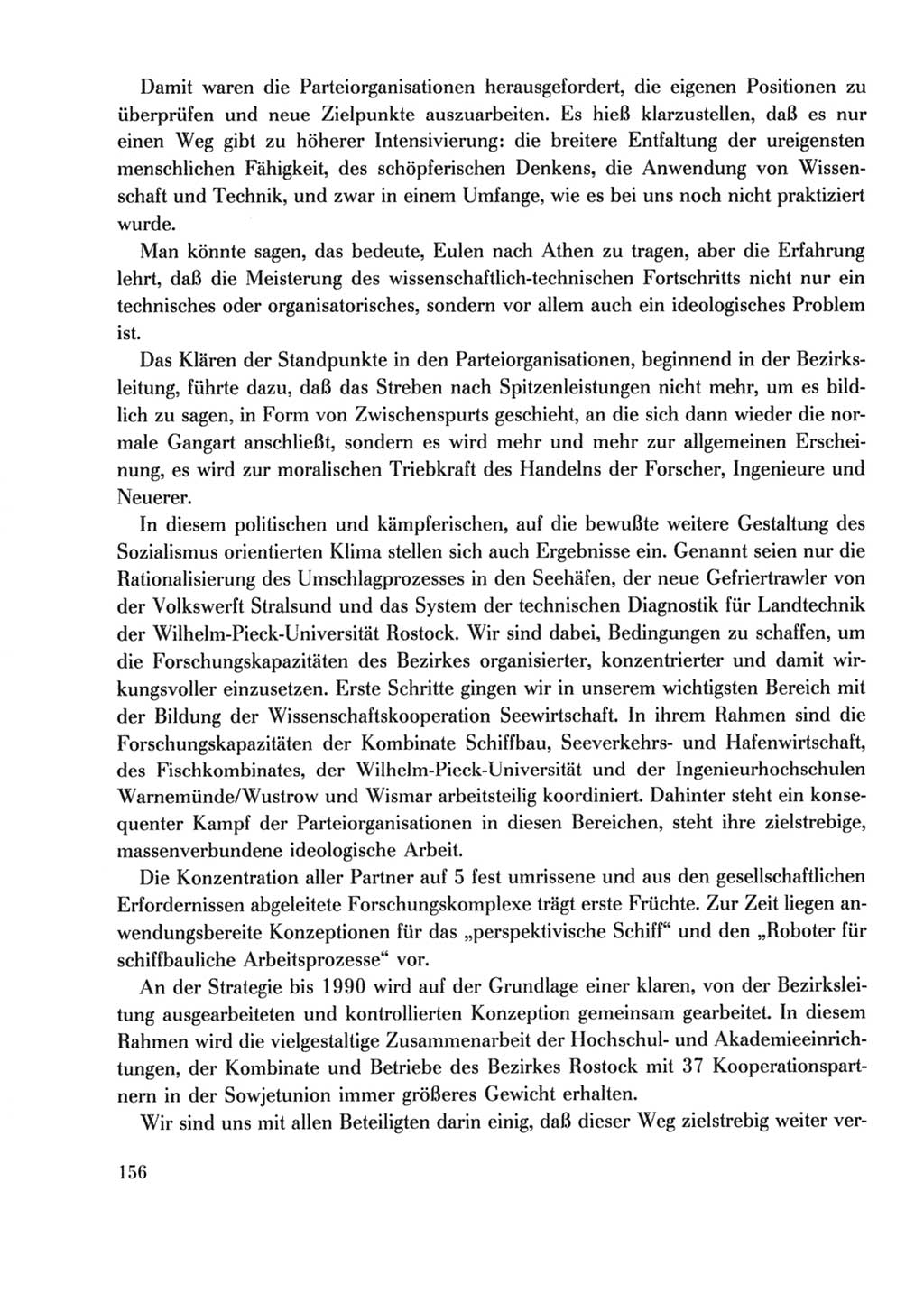 Protokoll der Verhandlungen des Ⅹ. Parteitages der Sozialistischen Einheitspartei Deutschlands (SED) [Deutsche Demokratische Republik (DDR)] 1981, Band 2, Seite 156 (Prot. Verh. Ⅹ. PT SED DDR 1981, Bd. 2, S. 156)