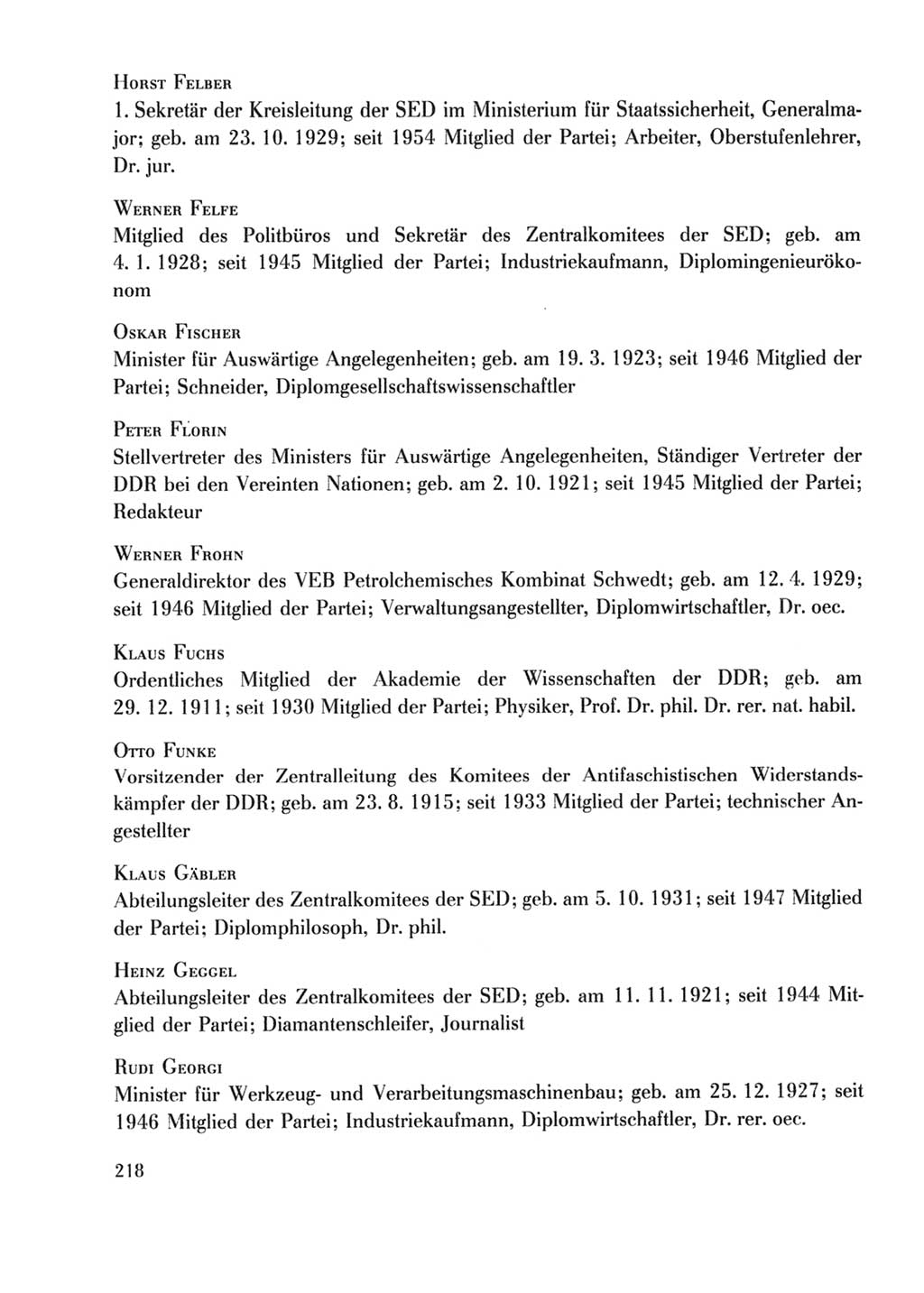 Protokoll der Verhandlungen des Ⅹ. Parteitages der Sozialistischen Einheitspartei Deutschlands (SED) [Deutsche Demokratische Republik (DDR)] 1981, Band 2, Seite 218 (Prot. Verh. Ⅹ. PT SED DDR 1981, Bd. 2, S. 218)
