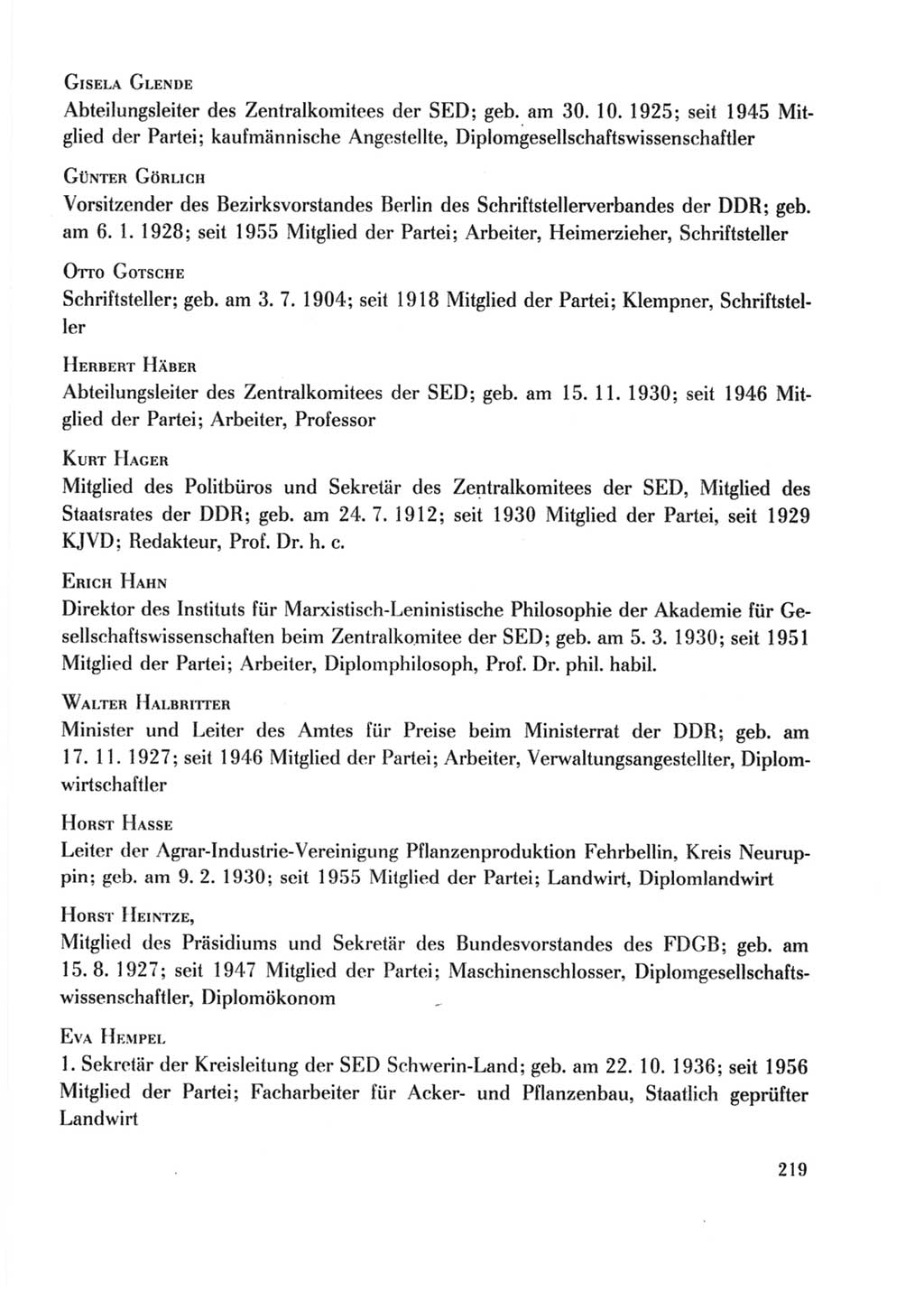 Protokoll der Verhandlungen des Ⅹ. Parteitages der Sozialistischen Einheitspartei Deutschlands (SED) [Deutsche Demokratische Republik (DDR)] 1981, Band 2, Seite 219 (Prot. Verh. Ⅹ. PT SED DDR 1981, Bd. 2, S. 219)