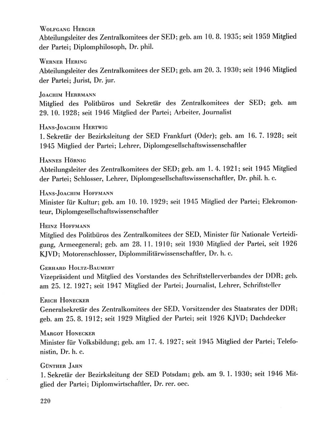Protokoll der Verhandlungen des Ⅹ. Parteitages der Sozialistischen Einheitspartei Deutschlands (SED) [Deutsche Demokratische Republik (DDR)] 1981, Band 2, Seite 220 (Prot. Verh. Ⅹ. PT SED DDR 1981, Bd. 2, S. 220)
