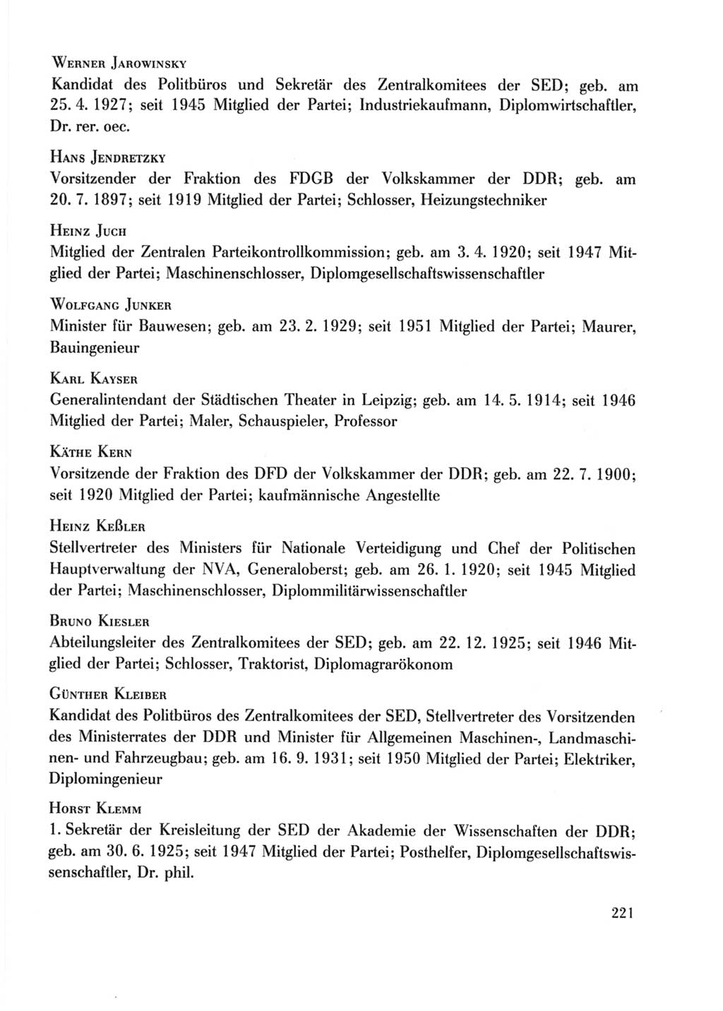 Protokoll der Verhandlungen des Ⅹ. Parteitages der Sozialistischen Einheitspartei Deutschlands (SED) [Deutsche Demokratische Republik (DDR)] 1981, Band 2, Seite 221 (Prot. Verh. Ⅹ. PT SED DDR 1981, Bd. 2, S. 221)