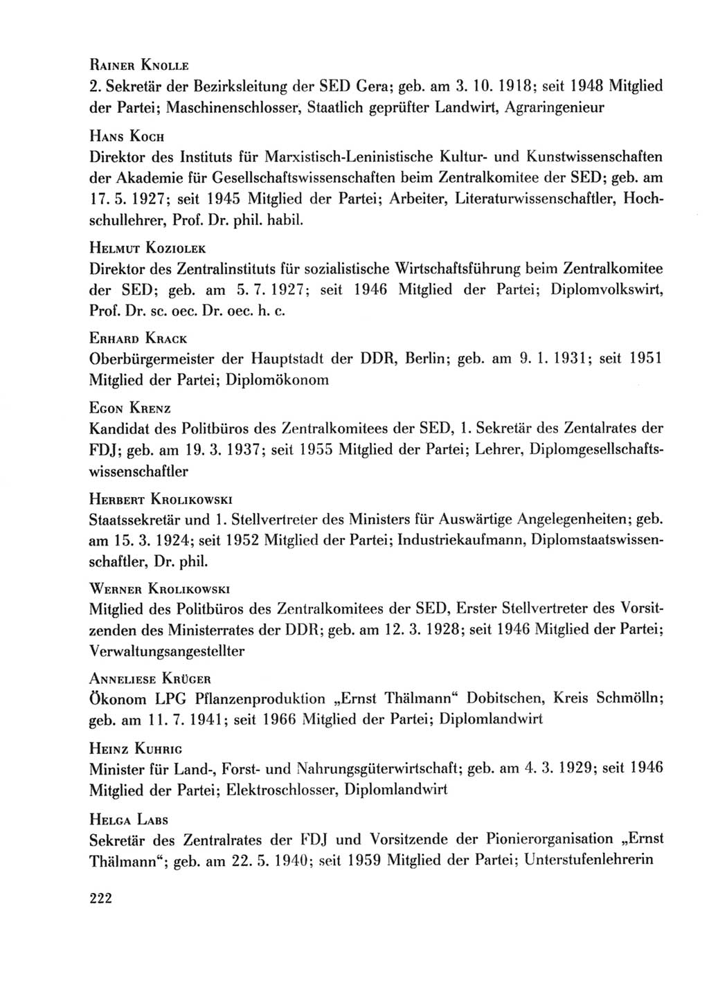 Protokoll der Verhandlungen des Ⅹ. Parteitages der Sozialistischen Einheitspartei Deutschlands (SED) [Deutsche Demokratische Republik (DDR)] 1981, Band 2, Seite 222 (Prot. Verh. Ⅹ. PT SED DDR 1981, Bd. 2, S. 222)