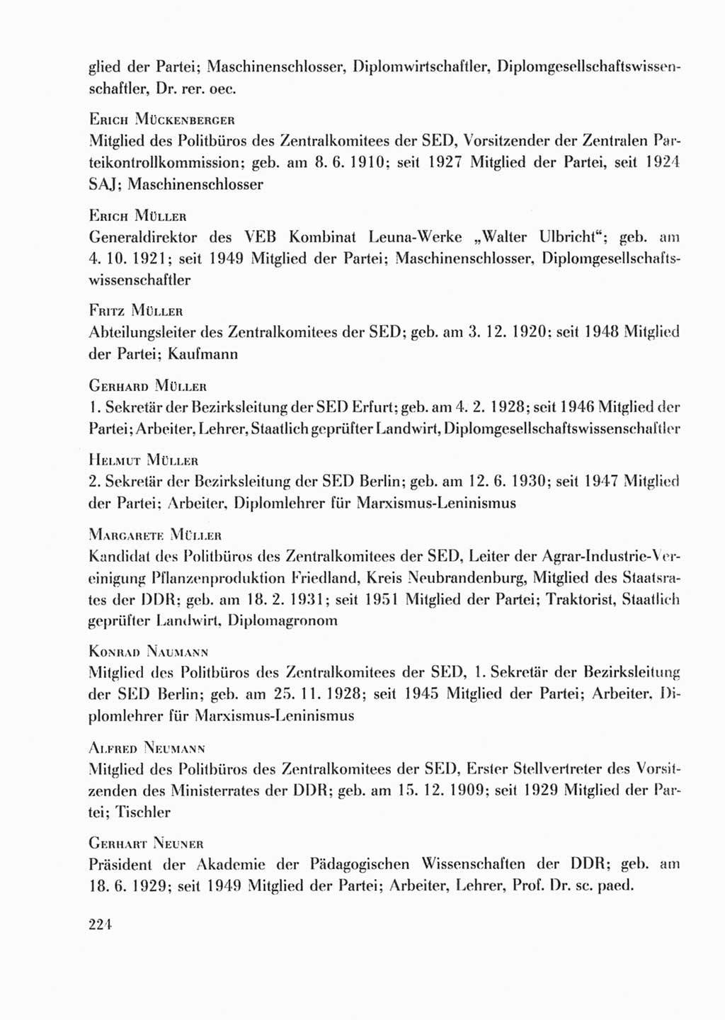 Protokoll der Verhandlungen des Ⅹ. Parteitages der Sozialistischen Einheitspartei Deutschlands (SED) [Deutsche Demokratische Republik (DDR)] 1981, Band 2, Seite 224 (Prot. Verh. Ⅹ. PT SED DDR 1981, Bd. 2, S. 224)