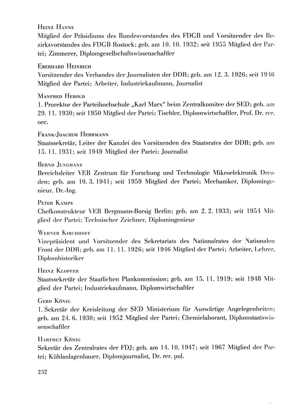 Protokoll der Verhandlungen des Ⅹ. Parteitages der Sozialistischen Einheitspartei Deutschlands (SED) [Deutsche Demokratische Republik (DDR)] 1981, Band 2, Seite 232 (Prot. Verh. Ⅹ. PT SED DDR 1981, Bd. 2, S. 232)