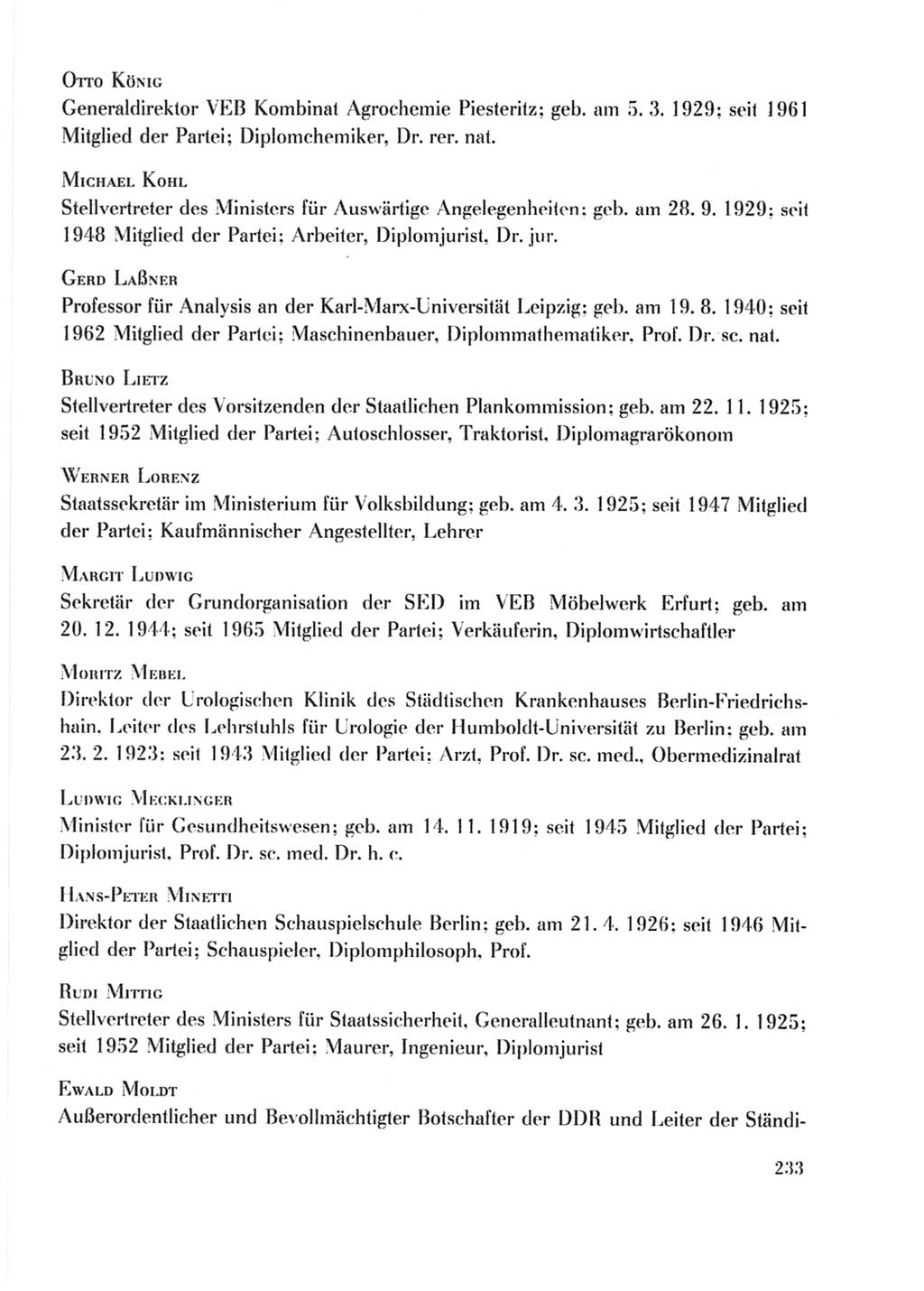 Protokoll der Verhandlungen des Ⅹ. Parteitages der Sozialistischen Einheitspartei Deutschlands (SED) [Deutsche Demokratische Republik (DDR)] 1981, Band 2, Seite 233 (Prot. Verh. Ⅹ. PT SED DDR 1981, Bd. 2, S. 233)