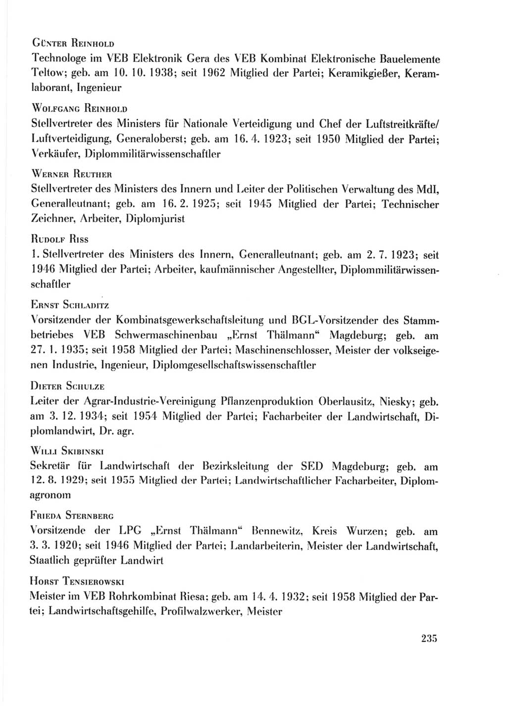 Protokoll der Verhandlungen des Ⅹ. Parteitages der Sozialistischen Einheitspartei Deutschlands (SED) [Deutsche Demokratische Republik (DDR)] 1981, Band 2, Seite 235 (Prot. Verh. Ⅹ. PT SED DDR 1981, Bd. 2, S. 235)