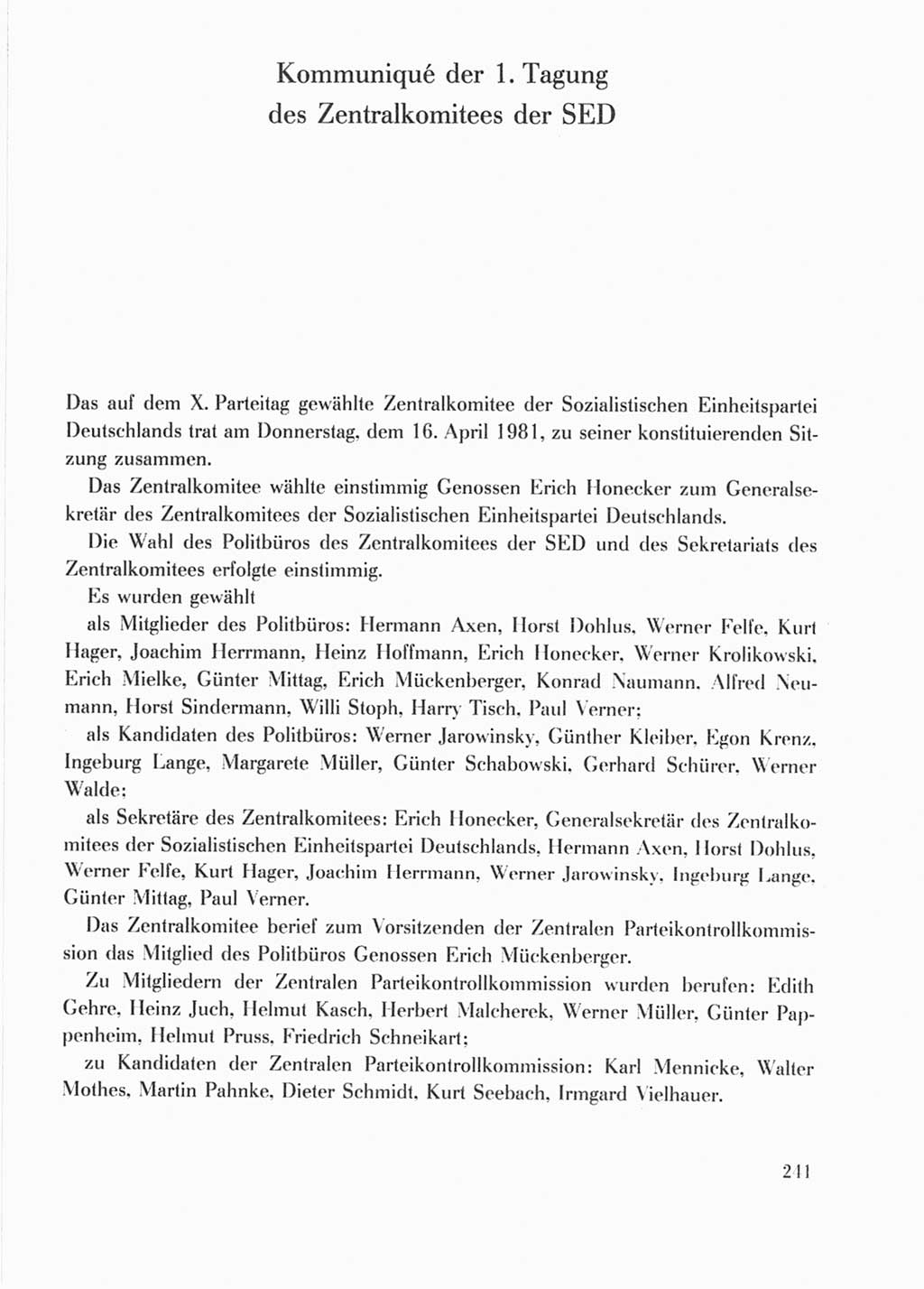 Protokoll der Verhandlungen des Ⅹ. Parteitages der Sozialistischen Einheitspartei Deutschlands (SED) [Deutsche Demokratische Republik (DDR)] 1981, Band 2, Seite 241 (Prot. Verh. Ⅹ. PT SED DDR 1981, Bd. 2, S. 241)