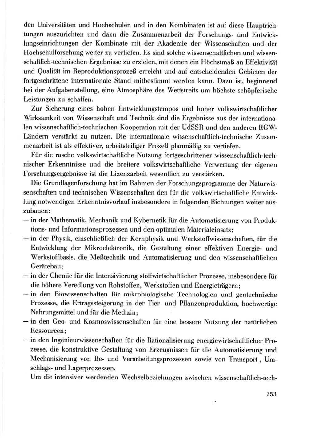 Protokoll der Verhandlungen des Ⅹ. Parteitages der Sozialistischen Einheitspartei Deutschlands (SED) [Deutsche Demokratische Republik (DDR)] 1981, Band 2, Seite 253 (Prot. Verh. Ⅹ. PT SED DDR 1981, Bd. 2, S. 253)