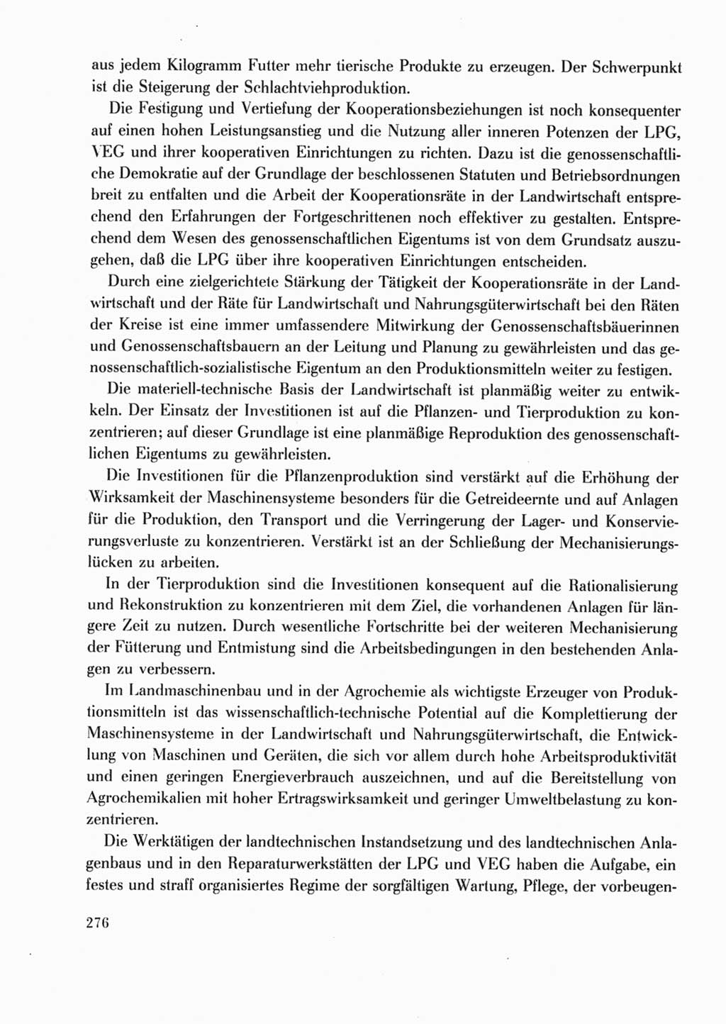 Protokoll der Verhandlungen des Ⅹ. Parteitages der Sozialistischen Einheitspartei Deutschlands (SED) [Deutsche Demokratische Republik (DDR)] 1981, Band 2, Seite 276 (Prot. Verh. Ⅹ. PT SED DDR 1981, Bd. 2, S. 276)