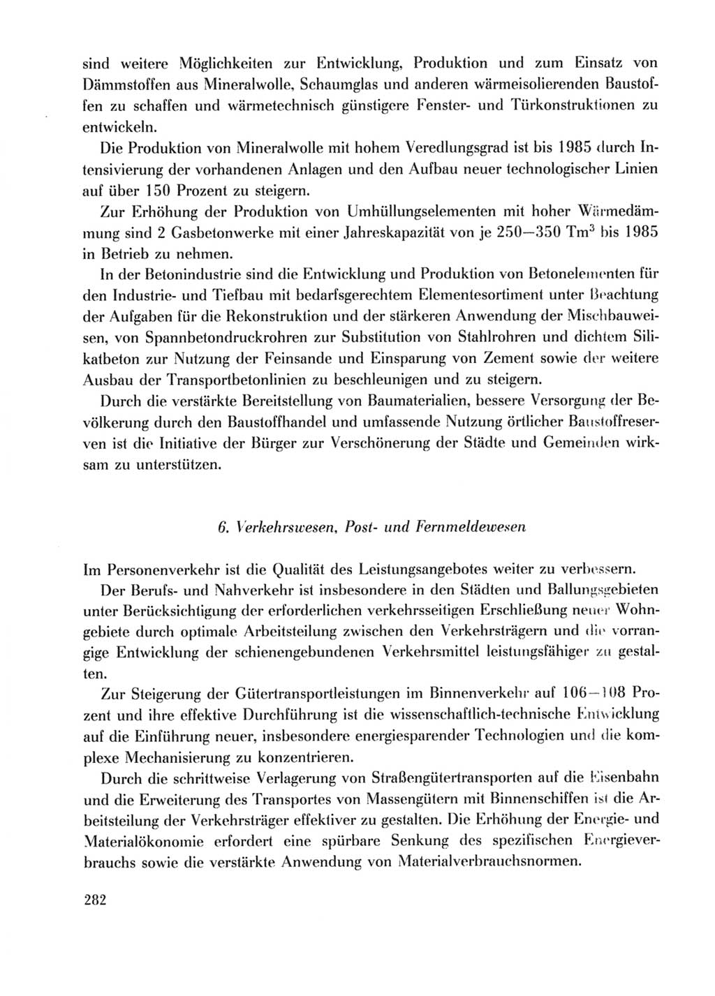 Protokoll der Verhandlungen des Ⅹ. Parteitages der Sozialistischen Einheitspartei Deutschlands (SED) [Deutsche Demokratische Republik (DDR)] 1981, Band 2, Seite 282 (Prot. Verh. Ⅹ. PT SED DDR 1981, Bd. 2, S. 282)