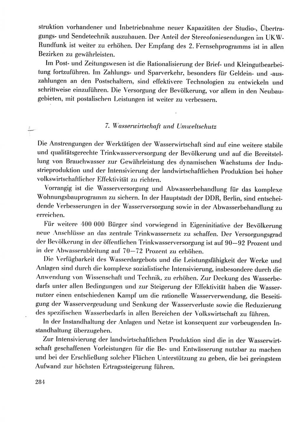 Protokoll der Verhandlungen des Ⅹ. Parteitages der Sozialistischen Einheitspartei Deutschlands (SED) [Deutsche Demokratische Republik (DDR)] 1981, Band 2, Seite 284 (Prot. Verh. Ⅹ. PT SED DDR 1981, Bd. 2, S. 284)