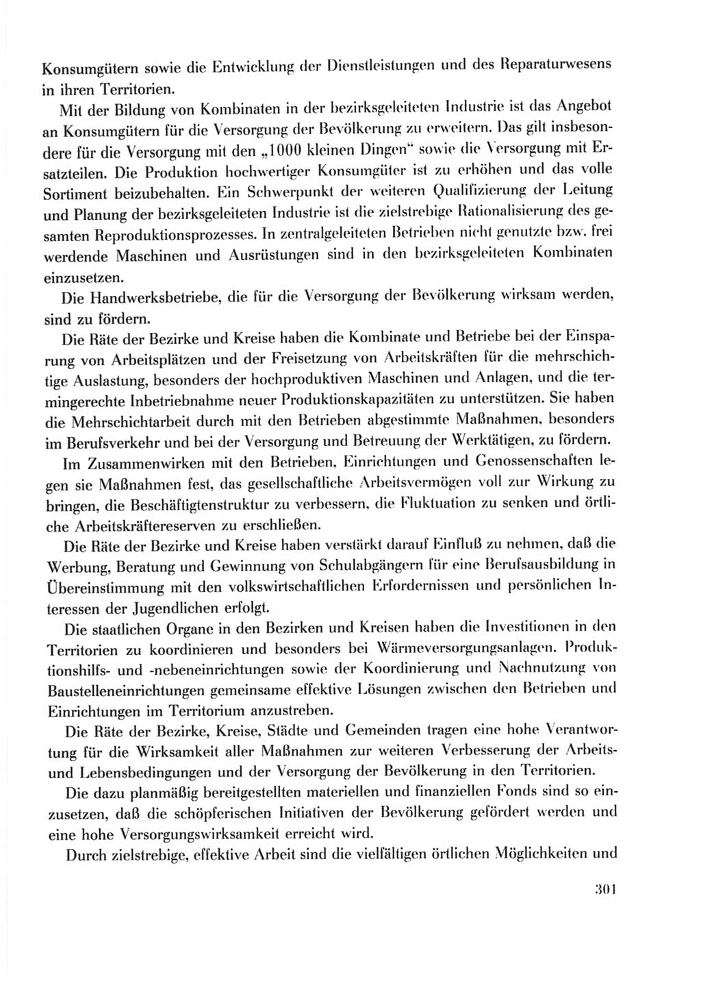 Protokoll der Verhandlungen des Ⅹ. Parteitages der Sozialistischen Einheitspartei Deutschlands (SED) [Deutsche Demokratische Republik (DDR)] 1981, Band 2, Seite 301 (Prot. Verh. Ⅹ. PT SED DDR 1981, Bd. 2, S. 301)