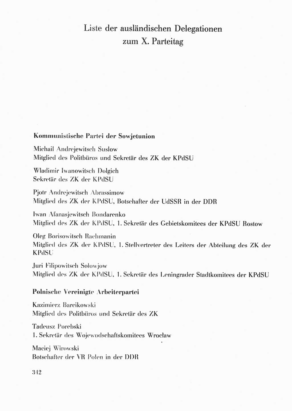 Protokoll der Verhandlungen des Ⅹ. Parteitages der Sozialistischen Einheitspartei Deutschlands (SED) [Deutsche Demokratische Republik (DDR)] 1981, Band 2, Seite 342 (Prot. Verh. Ⅹ. PT SED DDR 1981, Bd. 2, S. 342)