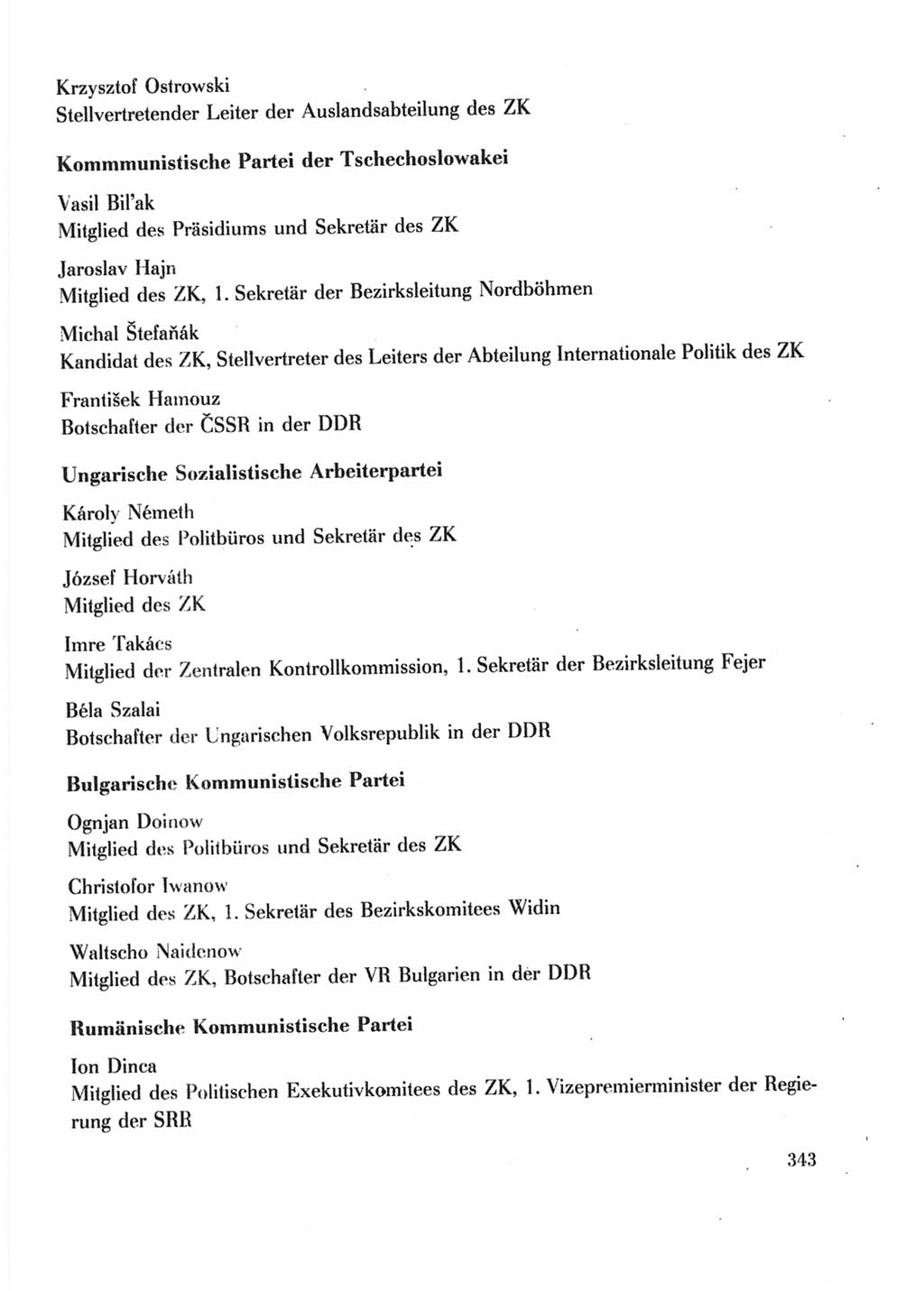 Protokoll der Verhandlungen des Ⅹ. Parteitages der Sozialistischen Einheitspartei Deutschlands (SED) [Deutsche Demokratische Republik (DDR)] 1981, Band 2, Seite 343 (Prot. Verh. Ⅹ. PT SED DDR 1981, Bd. 2, S. 343)