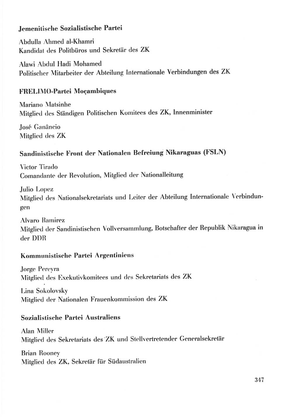 Protokoll der Verhandlungen des Ⅹ. Parteitages der Sozialistischen Einheitspartei Deutschlands (SED) [Deutsche Demokratische Republik (DDR)] 1981, Band 2, Seite 347 (Prot. Verh. Ⅹ. PT SED DDR 1981, Bd. 2, S. 347)