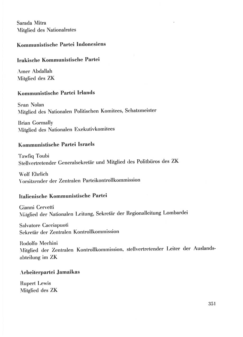 Protokoll der Verhandlungen des Ⅹ. Parteitages der Sozialistischen Einheitspartei Deutschlands (SED) [Deutsche Demokratische Republik (DDR)] 1981, Band 2, Seite 351 (Prot. Verh. Ⅹ. PT SED DDR 1981, Bd. 2, S. 351)