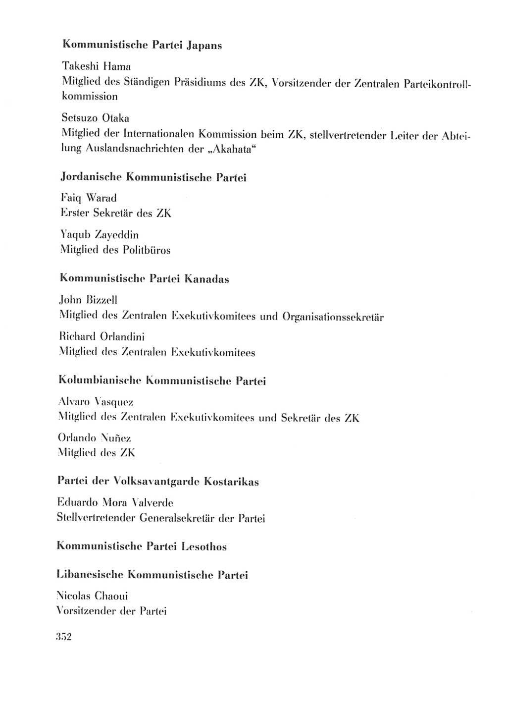 Protokoll der Verhandlungen des Ⅹ. Parteitages der Sozialistischen Einheitspartei Deutschlands (SED) [Deutsche Demokratische Republik (DDR)] 1981, Band 2, Seite 352 (Prot. Verh. Ⅹ. PT SED DDR 1981, Bd. 2, S. 352)