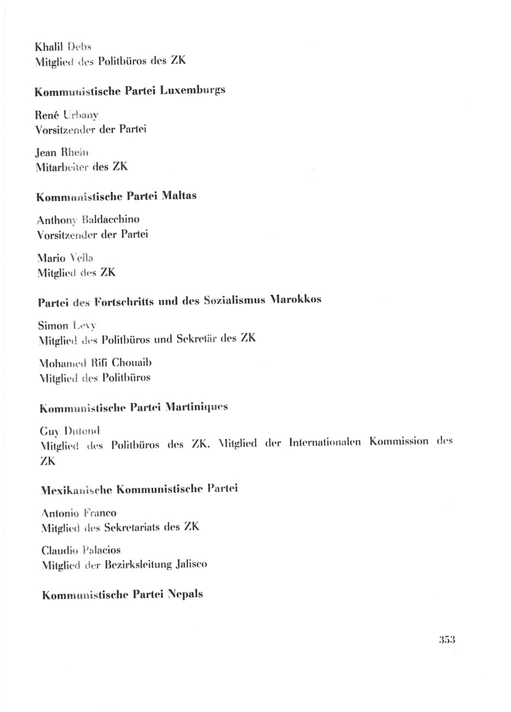 Protokoll der Verhandlungen des Ⅹ. Parteitages der Sozialistischen Einheitspartei Deutschlands (SED) [Deutsche Demokratische Republik (DDR)] 1981, Band 2, Seite 353 (Prot. Verh. Ⅹ. PT SED DDR 1981, Bd. 2, S. 353)