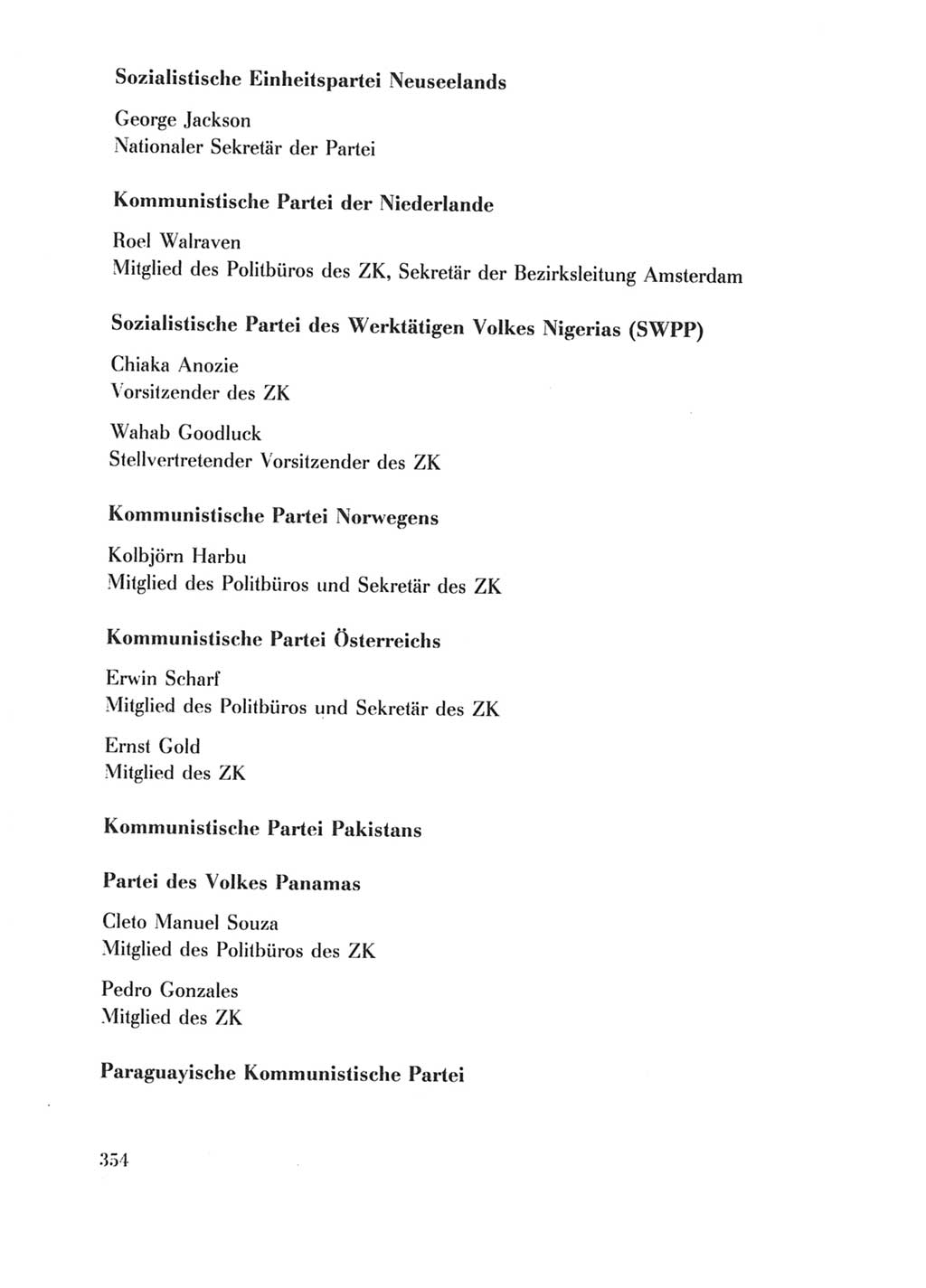 Protokoll der Verhandlungen des Ⅹ. Parteitages der Sozialistischen Einheitspartei Deutschlands (SED) [Deutsche Demokratische Republik (DDR)] 1981, Band 2, Seite 354 (Prot. Verh. Ⅹ. PT SED DDR 1981, Bd. 2, S. 354)