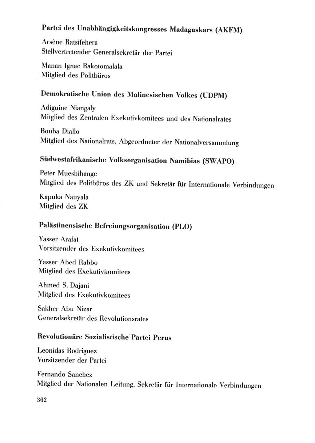 Protokoll der Verhandlungen des Ⅹ. Parteitages der Sozialistischen Einheitspartei Deutschlands (SED) [Deutsche Demokratische Republik (DDR)] 1981, Band 2, Seite 362 (Prot. Verh. Ⅹ. PT SED DDR 1981, Bd. 2, S. 362)