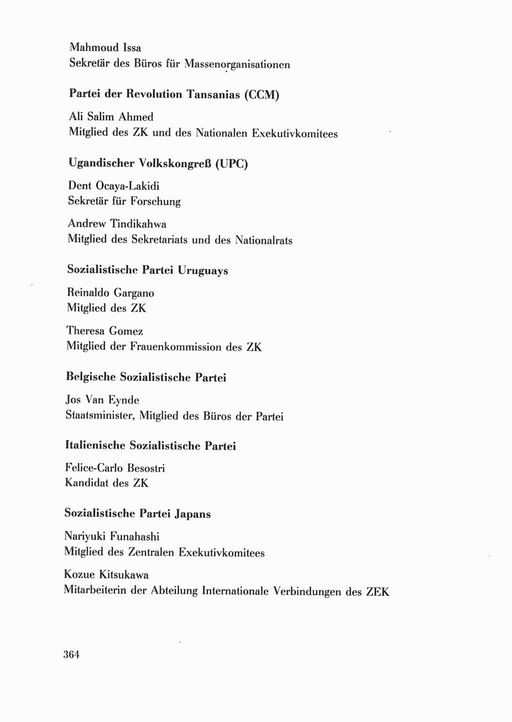 Protokoll der Verhandlungen des Ⅹ. Parteitages der Sozialistischen Einheitspartei Deutschlands (SED) [Deutsche Demokratische Republik (DDR)] 1981, Band 2, Seite 364 (Prot. Verh. Ⅹ. PT SED DDR 1981, Bd. 2, S. 364)