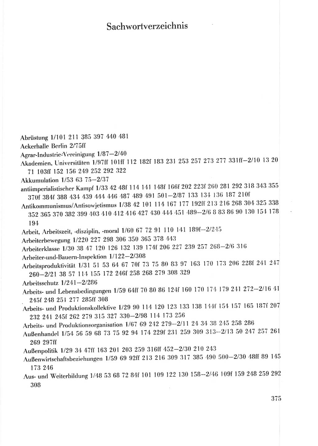Protokoll der Verhandlungen des Ⅹ. Parteitages der Sozialistischen Einheitspartei Deutschlands (SED) [Deutsche Demokratische Republik (DDR)] 1981, Band 2, Seite 375 (Prot. Verh. Ⅹ. PT SED DDR 1981, Bd. 2, S. 375)