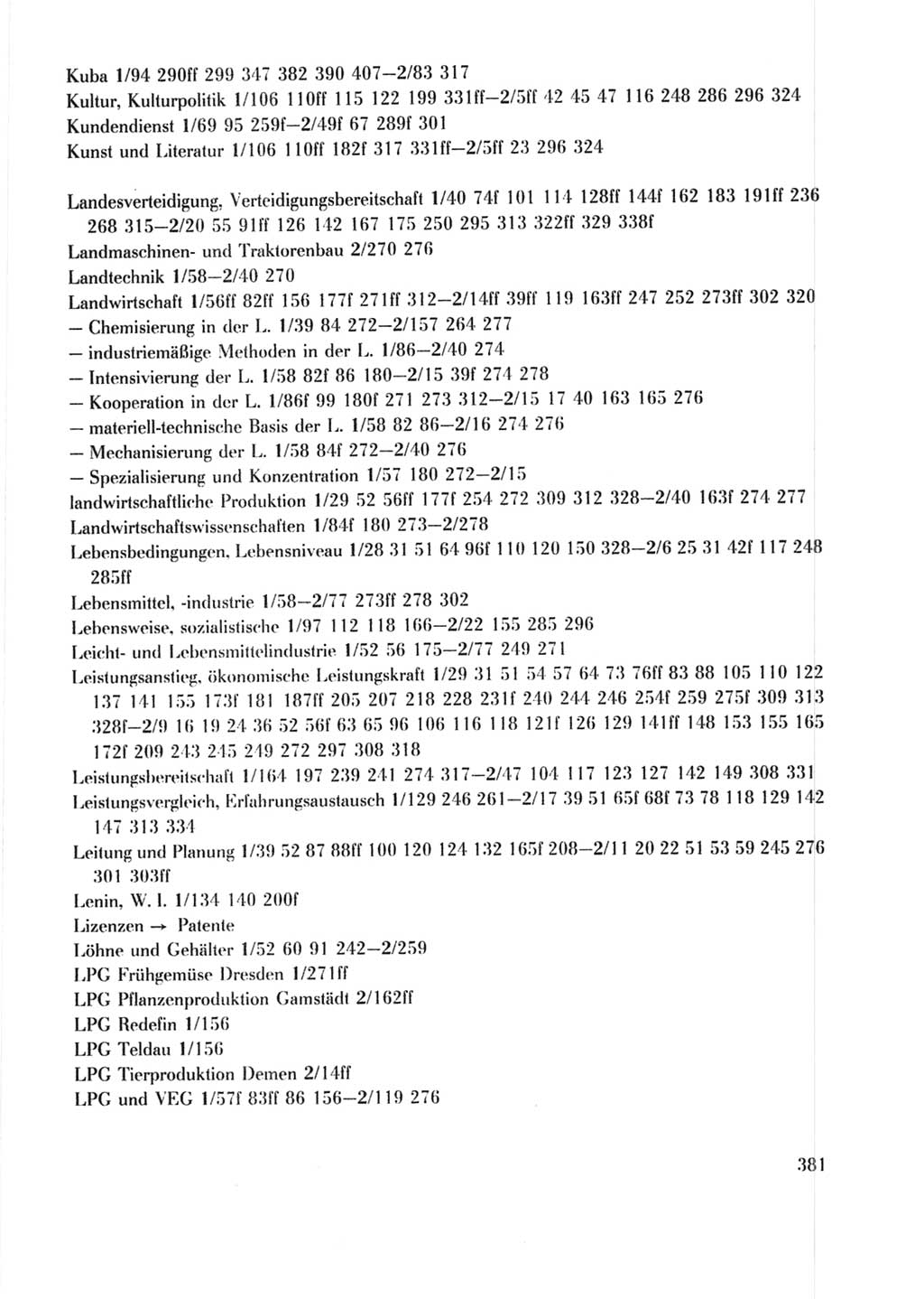 Protokoll der Verhandlungen des Ⅹ. Parteitages der Sozialistischen Einheitspartei Deutschlands (SED) [Deutsche Demokratische Republik (DDR)] 1981, Band 2, Seite 381 (Prot. Verh. Ⅹ. PT SED DDR 1981, Bd. 2, S. 381)