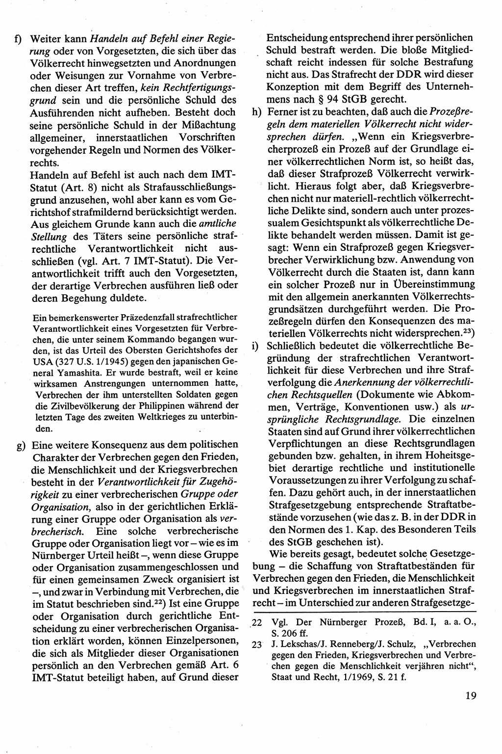 Strafrecht [Deutsche Demokratische Republik (DDR)], Besonderer Teil, Lehrbuch 1981, Seite 19 (Strafr. DDR BT Lb. 1981, S. 19)
