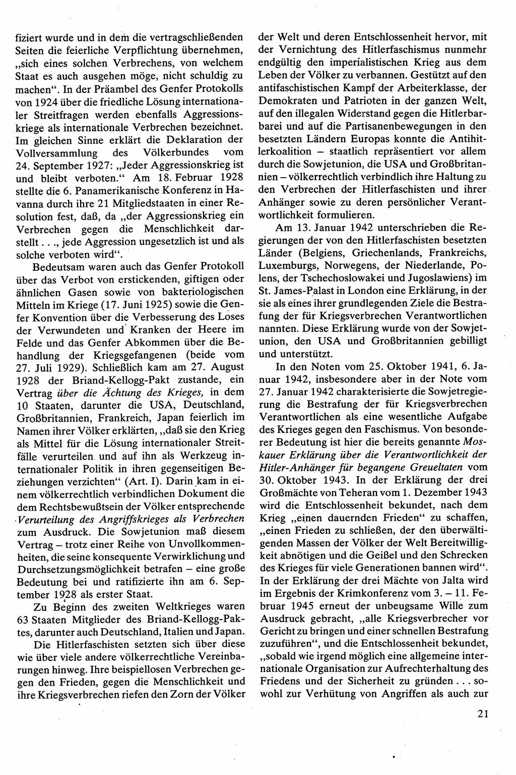 Strafrecht [Deutsche Demokratische Republik (DDR)], Besonderer Teil, Lehrbuch 1981, Seite 21 (Strafr. DDR BT Lb. 1981, S. 21)