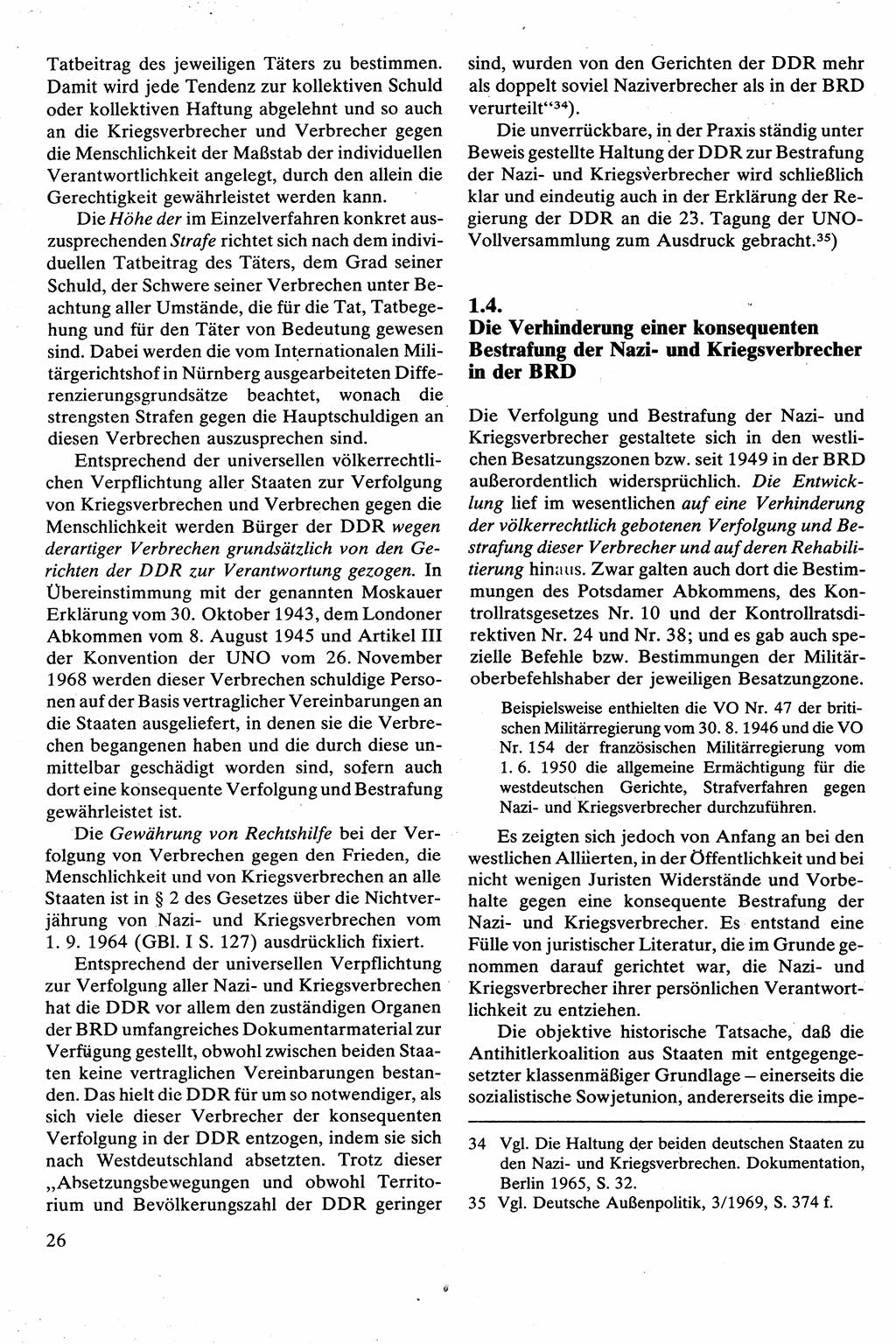 Strafrecht [Deutsche Demokratische Republik (DDR)], Besonderer Teil, Lehrbuch 1981, Seite 26 (Strafr. DDR BT Lb. 1981, S. 26)