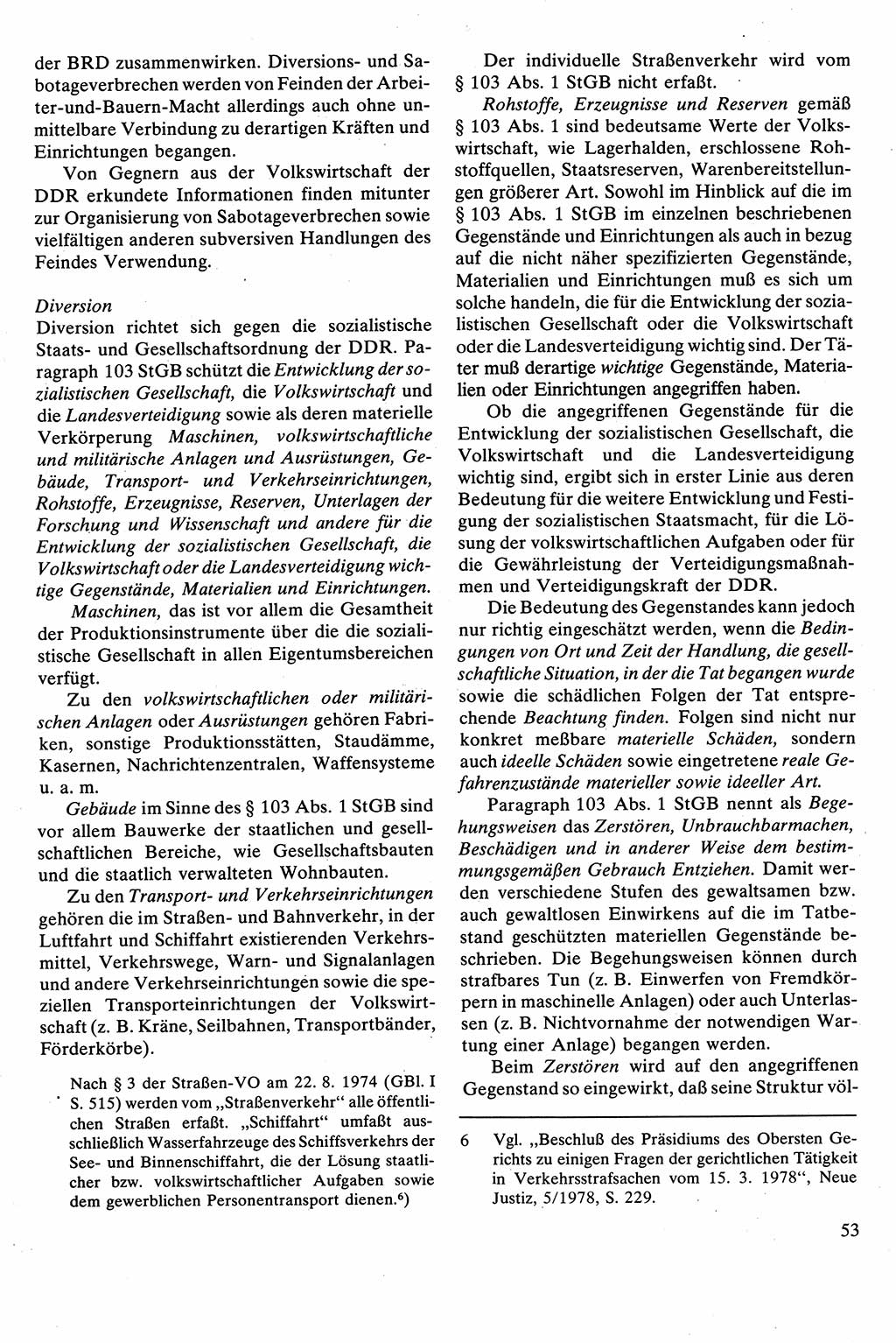 Strafrecht [Deutsche Demokratische Republik (DDR)], Besonderer Teil, Lehrbuch 1981, Seite 53 (Strafr. DDR BT Lb. 1981, S. 53)