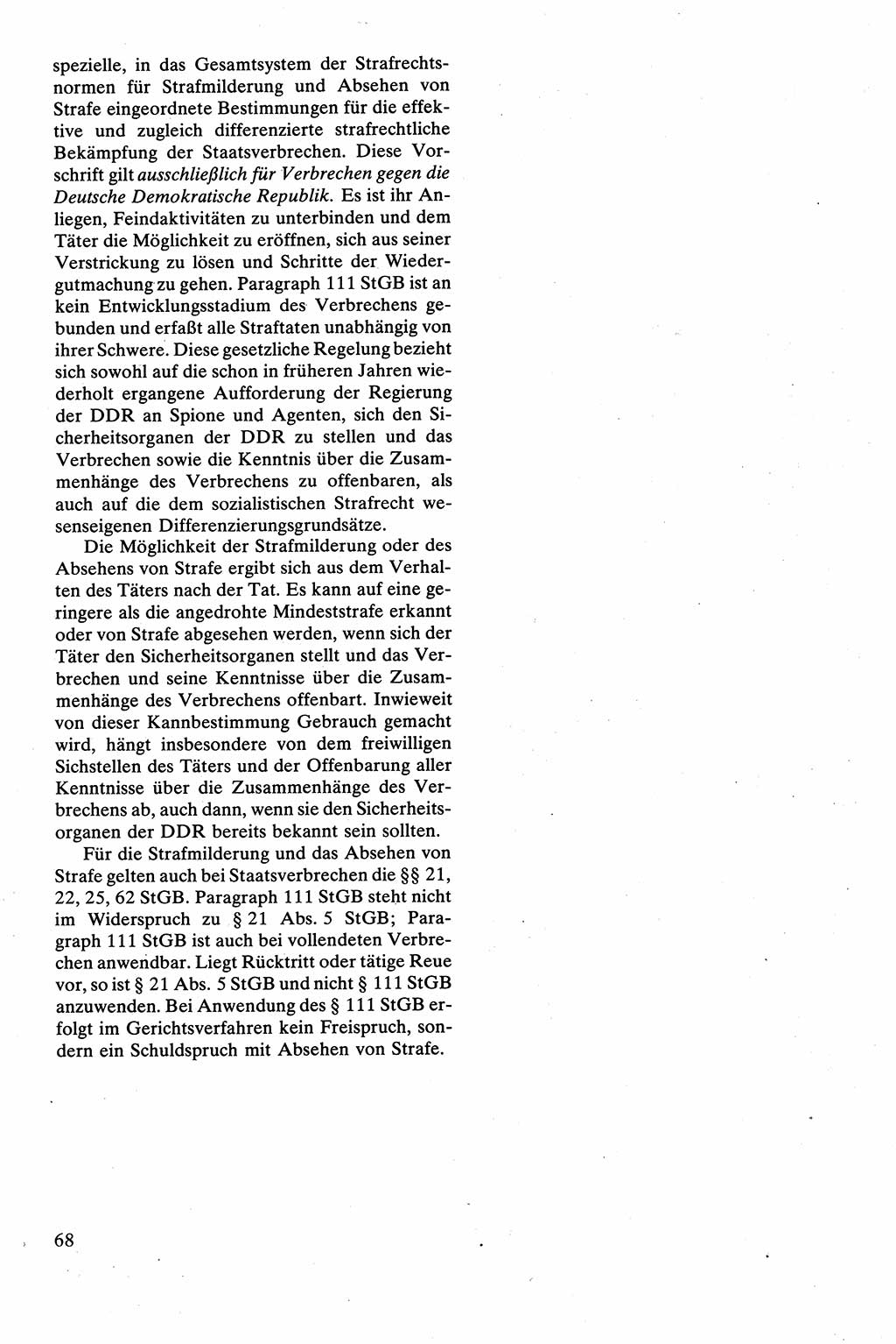 Strafrecht [Deutsche Demokratische Republik (DDR)], Besonderer Teil, Lehrbuch 1981, Seite 68 (Strafr. DDR BT Lb. 1981, S. 68)
