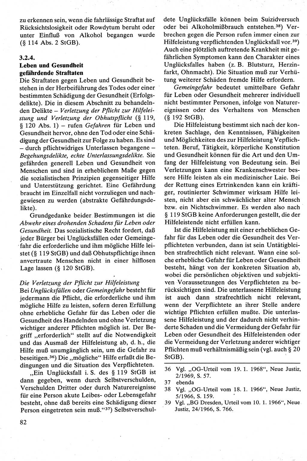Strafrecht [Deutsche Demokratische Republik (DDR)], Besonderer Teil, Lehrbuch 1981, Seite 82 (Strafr. DDR BT Lb. 1981, S. 82)