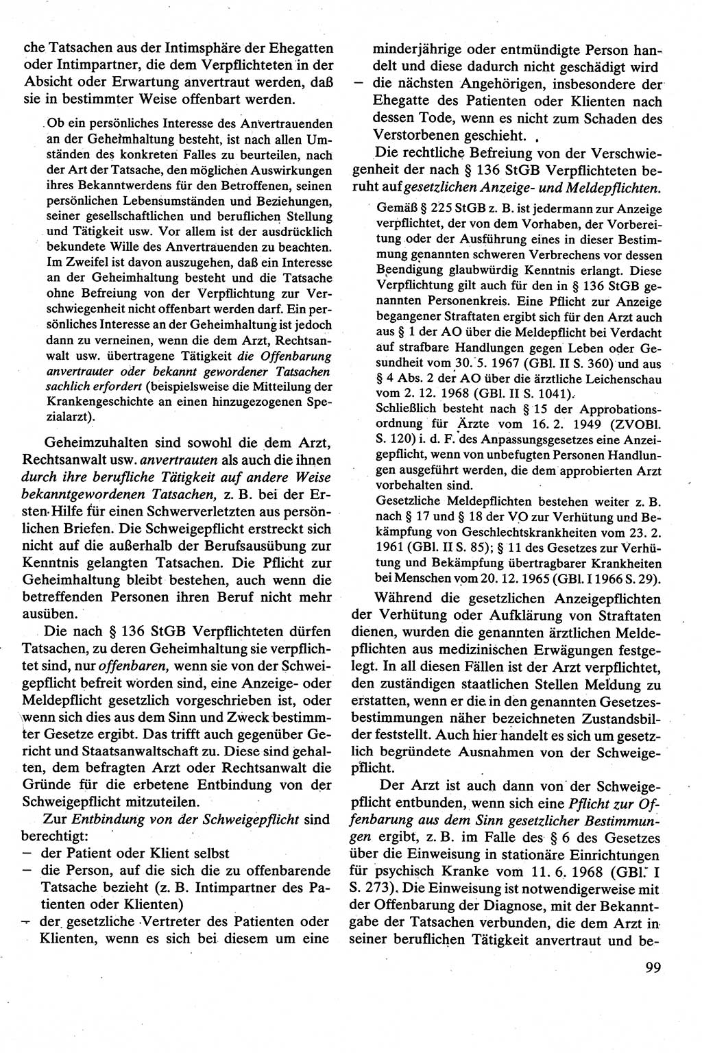 Strafrecht [Deutsche Demokratische Republik (DDR)], Besonderer Teil, Lehrbuch 1981, Seite 99 (Strafr. DDR BT Lb. 1981, S. 99)