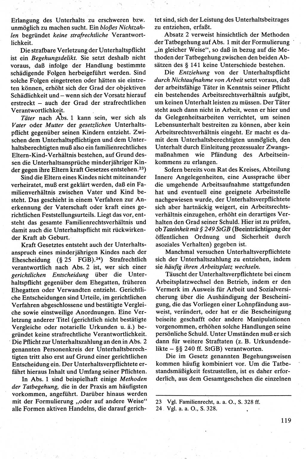 Strafrecht [Deutsche Demokratische Republik (DDR)], Besonderer Teil, Lehrbuch 1981, Seite 119 (Strafr. DDR BT Lb. 1981, S. 119)