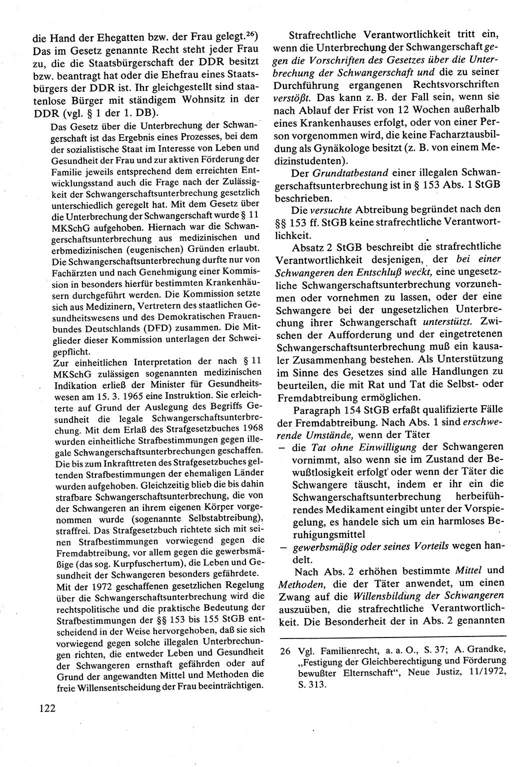 Strafrecht [Deutsche Demokratische Republik (DDR)], Besonderer Teil, Lehrbuch 1981, Seite 122 (Strafr. DDR BT Lb. 1981, S. 122)