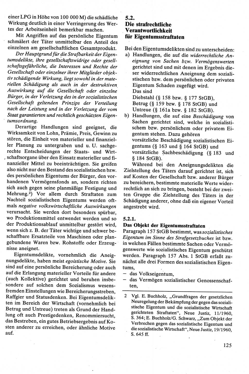 Strafrecht [Deutsche Demokratische Republik (DDR)], Besonderer Teil, Lehrbuch 1981, Seite 125 (Strafr. DDR BT Lb. 1981, S. 125)