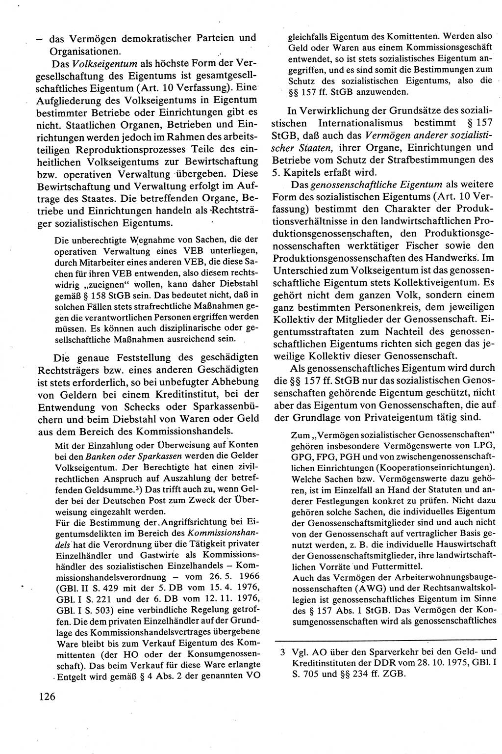 Strafrecht [Deutsche Demokratische Republik (DDR)], Besonderer Teil, Lehrbuch 1981, Seite 126 (Strafr. DDR BT Lb. 1981, S. 126)