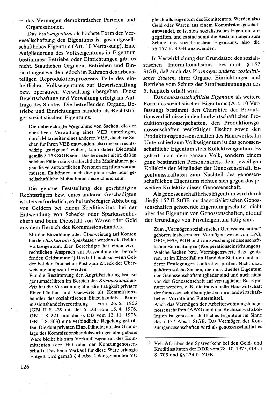 Strafrecht [Deutsche Demokratische Republik (DDR)], Besonderer Teil, Lehrbuch 1981, Seite 126 (Strafr. DDR BT Lb. 1981, S. 126)