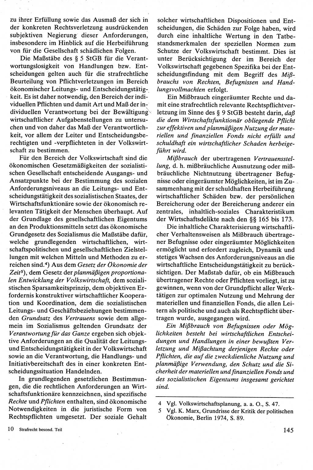 Strafrecht [Deutsche Demokratische Republik (DDR)], Besonderer Teil, Lehrbuch 1981, Seite 145 (Strafr. DDR BT Lb. 1981, S. 145)