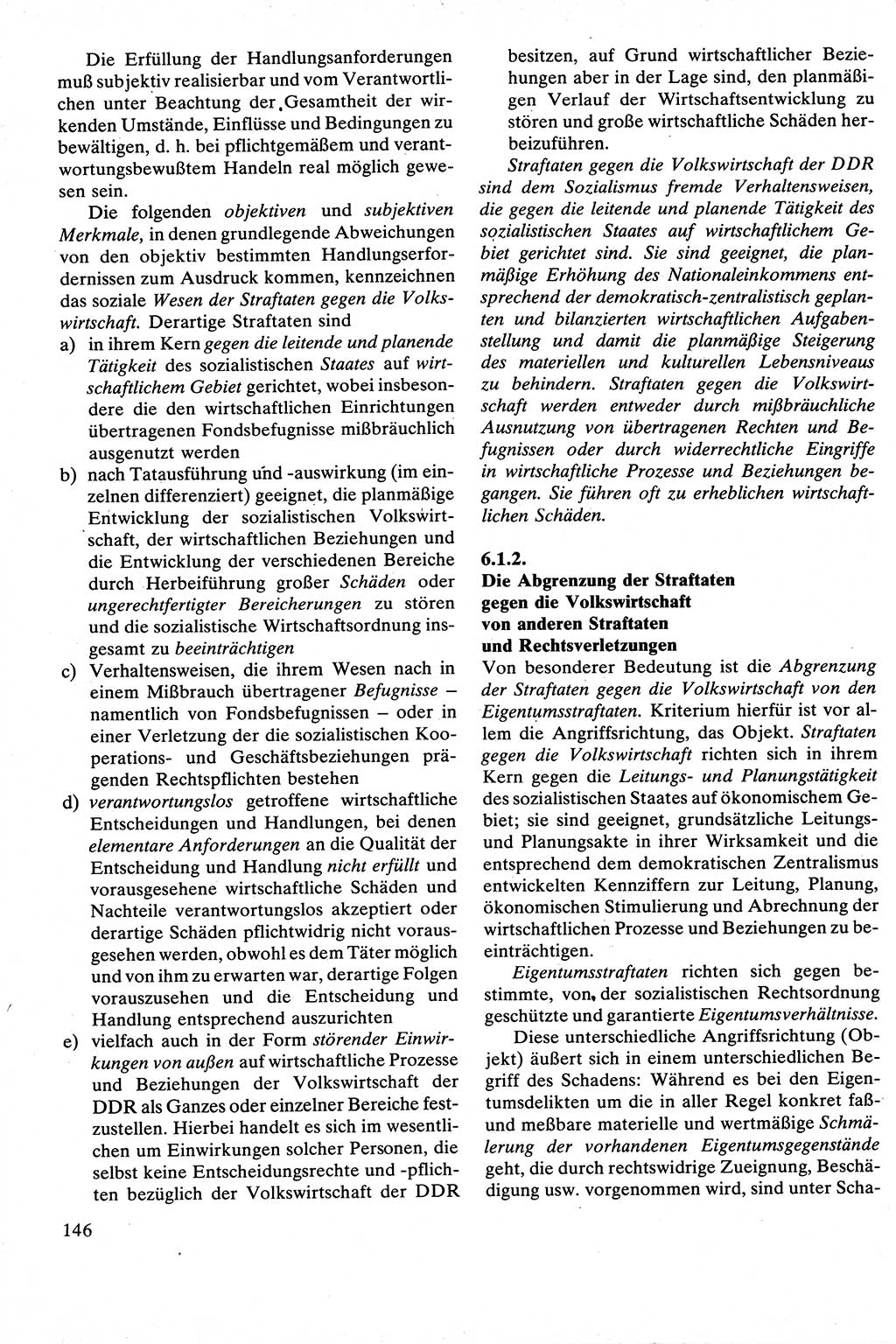 Strafrecht [Deutsche Demokratische Republik (DDR)], Besonderer Teil, Lehrbuch 1981, Seite 146 (Strafr. DDR BT Lb. 1981, S. 146)