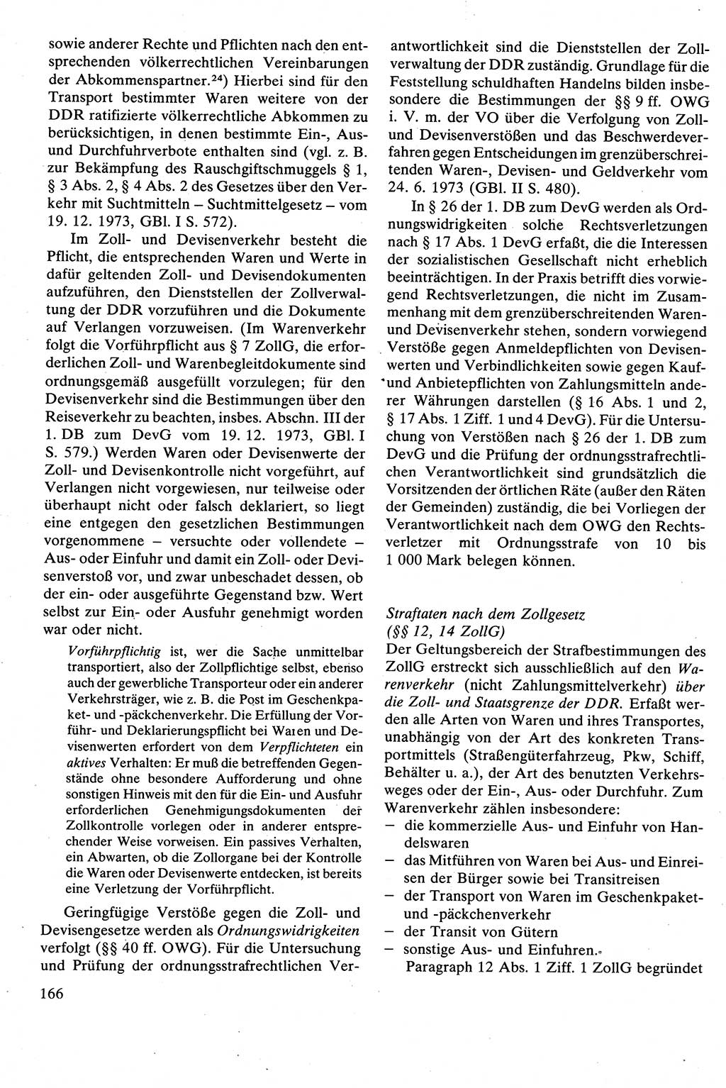 Strafrecht [Deutsche Demokratische Republik (DDR)], Besonderer Teil, Lehrbuch 1981, Seite 166 (Strafr. DDR BT Lb. 1981, S. 166)