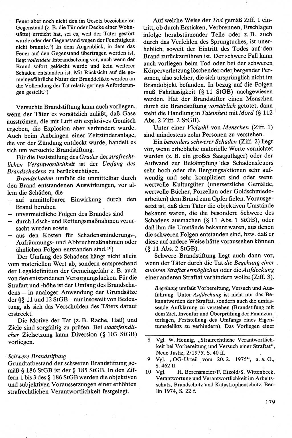 Strafrecht [Deutsche Demokratische Republik (DDR)], Besonderer Teil, Lehrbuch 1981, Seite 179 (Strafr. DDR BT Lb. 1981, S. 179)